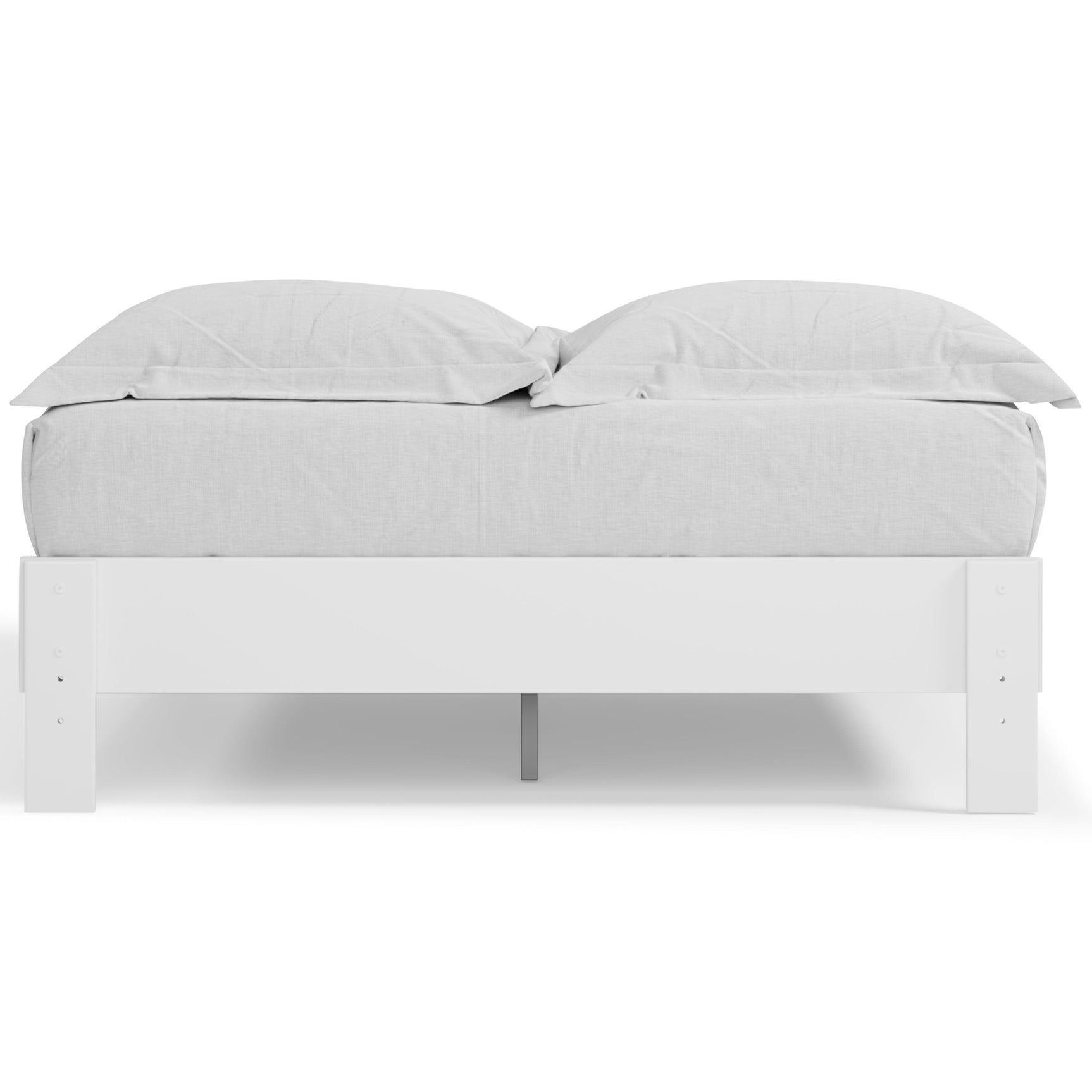 Piperton White Queen Platform Bed - Ella Furniture