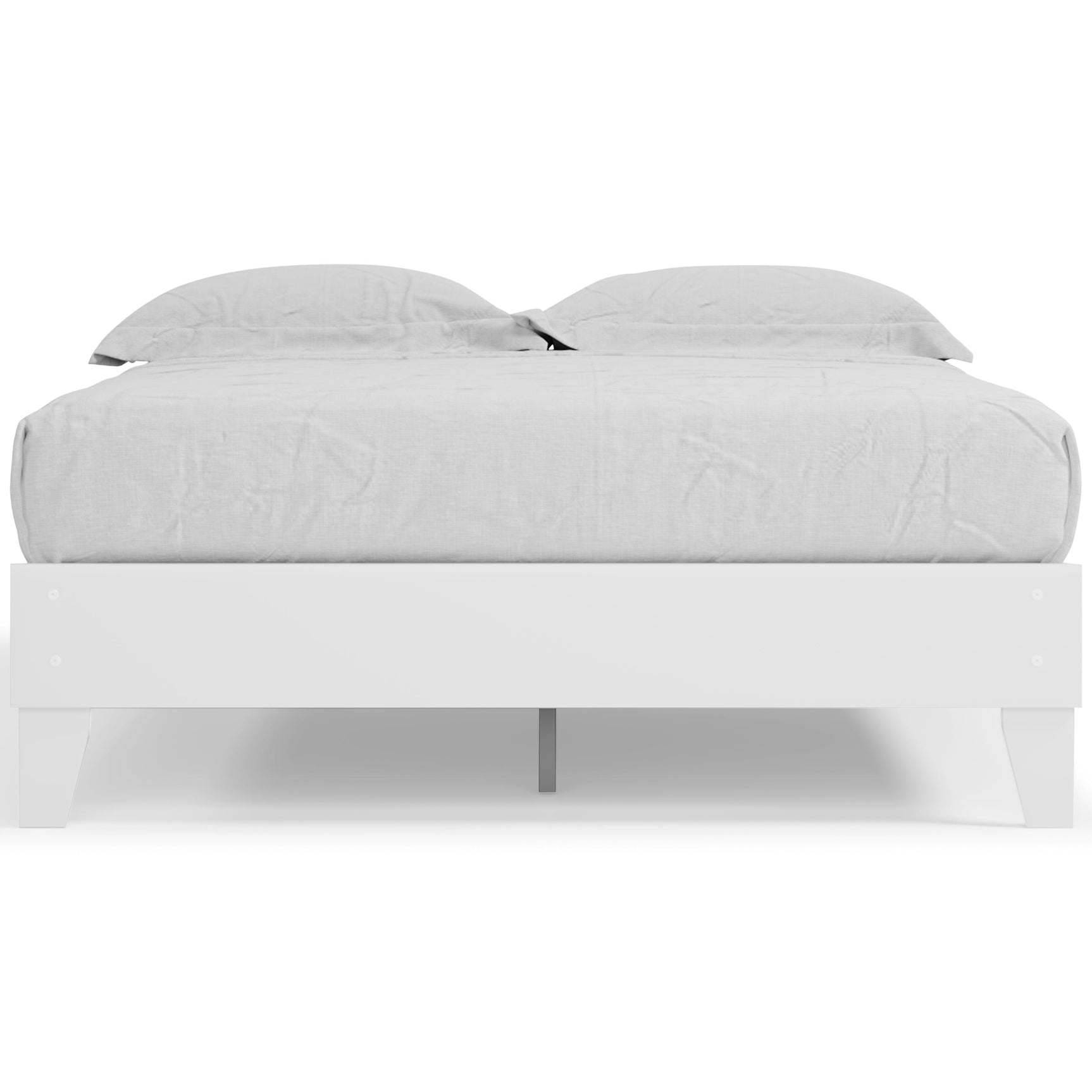 Piperton White Queen Platform Bed - Ella Furniture