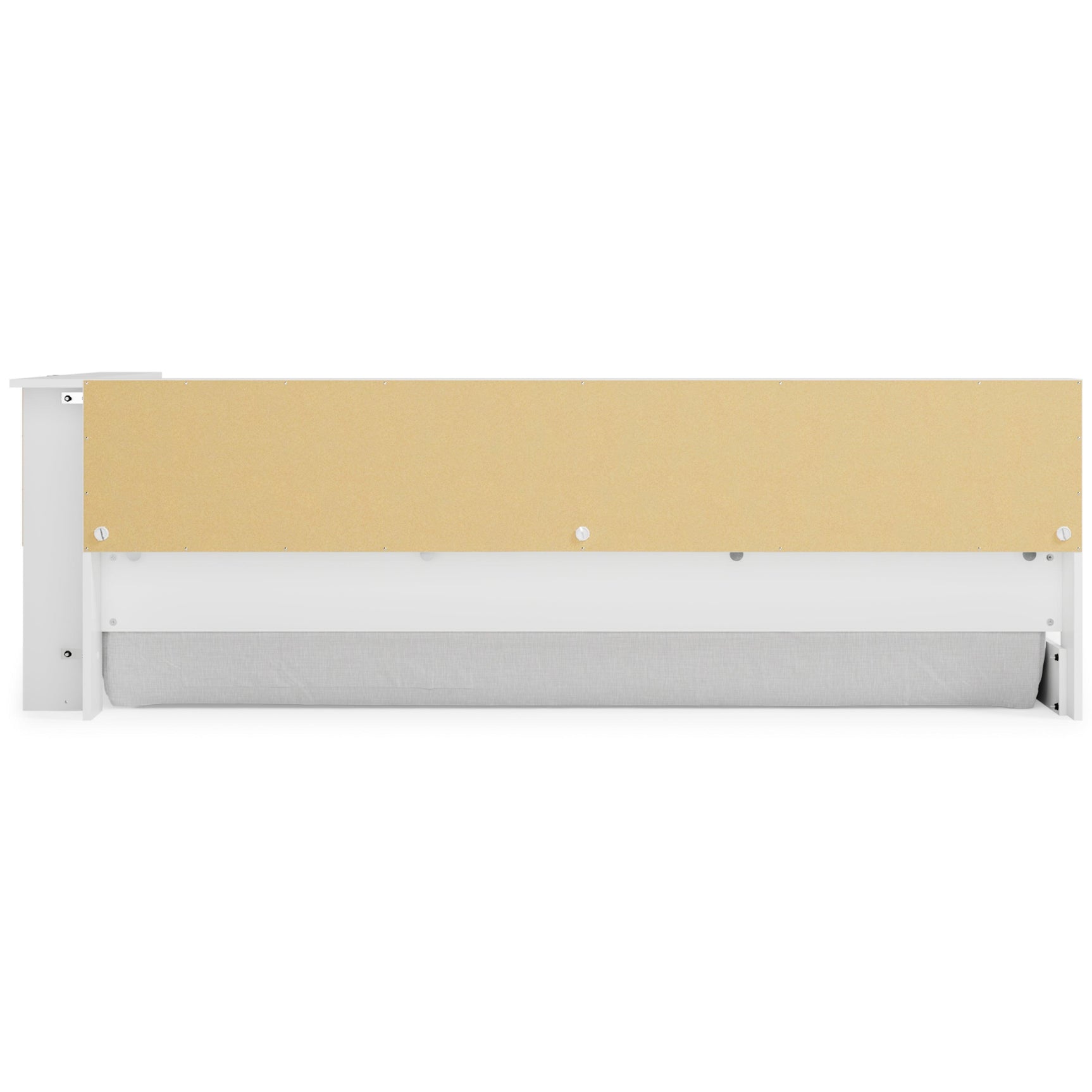 Piperton White Twin Bookcase Storage Bed - Ella Furniture