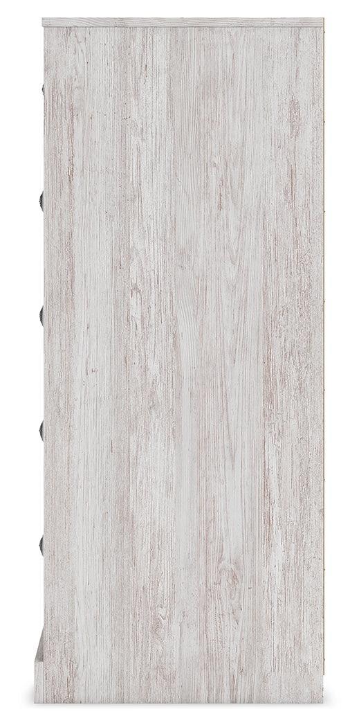 Paxberry Whitewash Chest Of Drawers - Ella Furniture