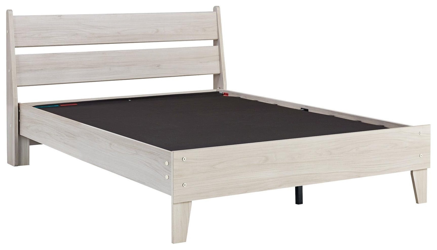 Socalle Natural Full Panel Platform Bed - Ella Furniture