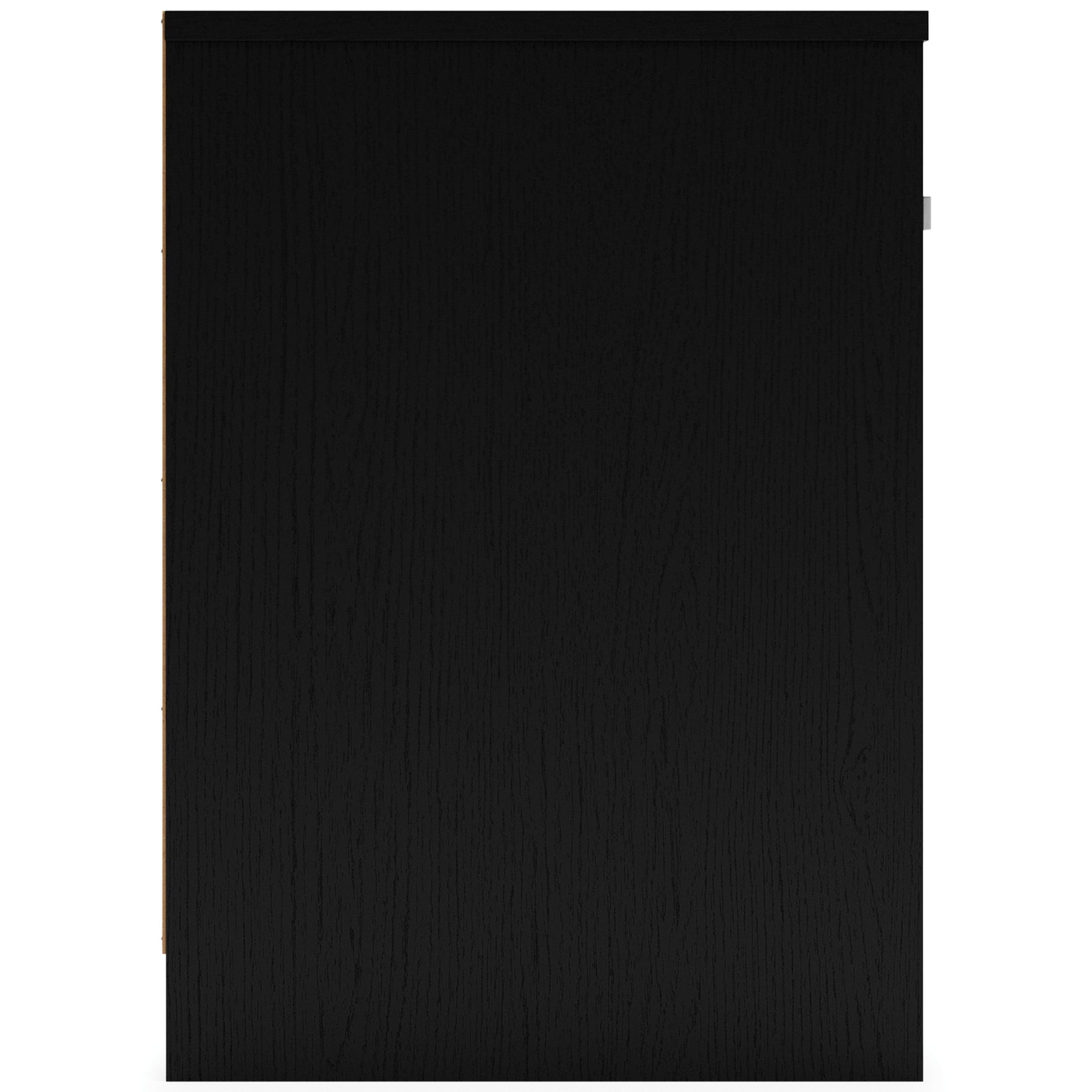 Finch Black Nightstand - Ella Furniture
