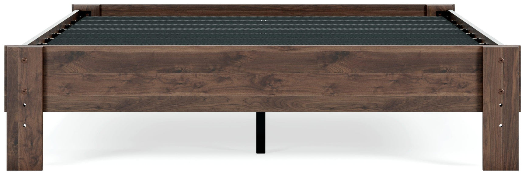 Calverson Mocha Queen Platform Bed - Ella Furniture