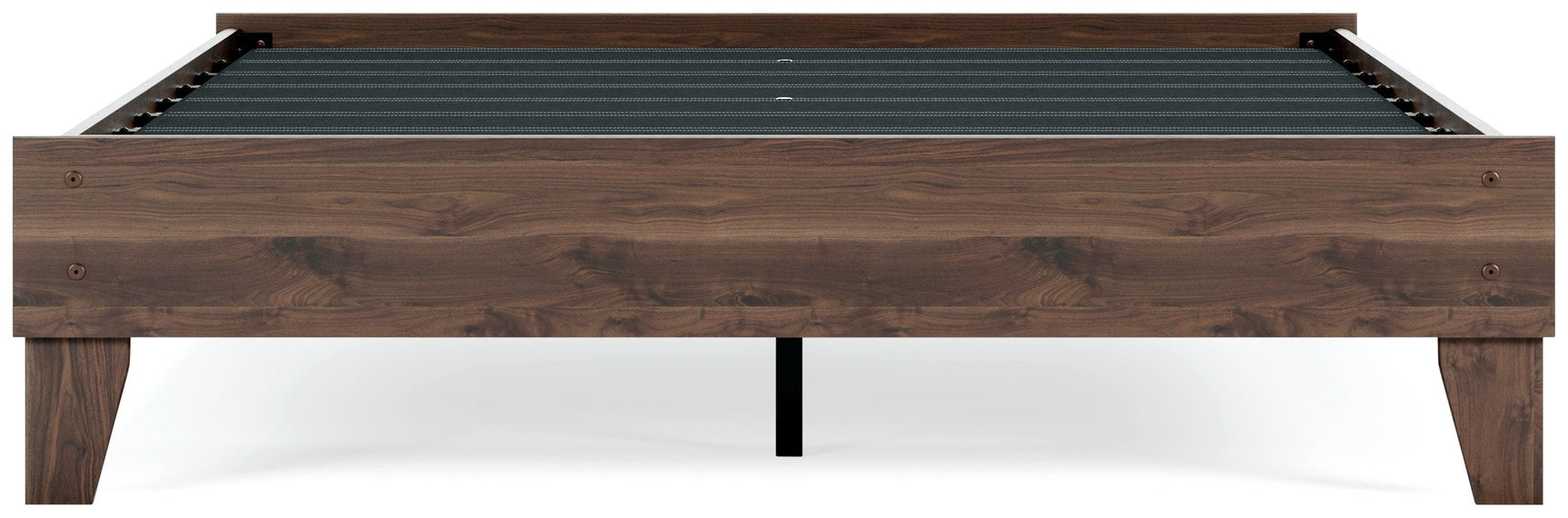 Calverson Mocha Queen Platform Bed - Ella Furniture