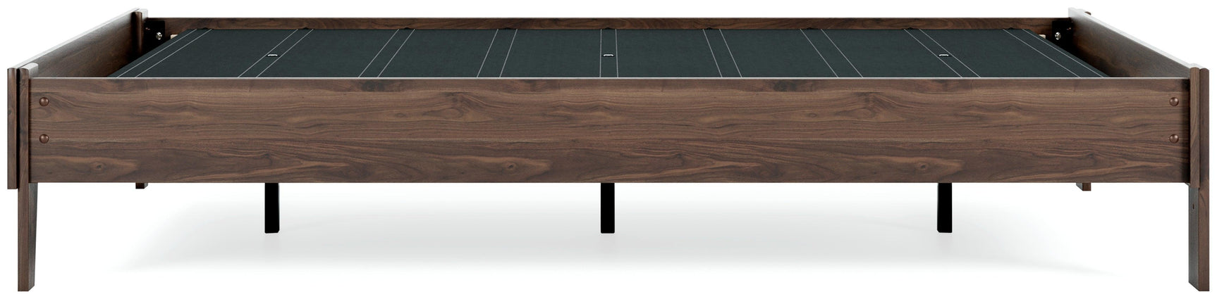 Calverson Mocha Queen Platform Bed - Ella Furniture
