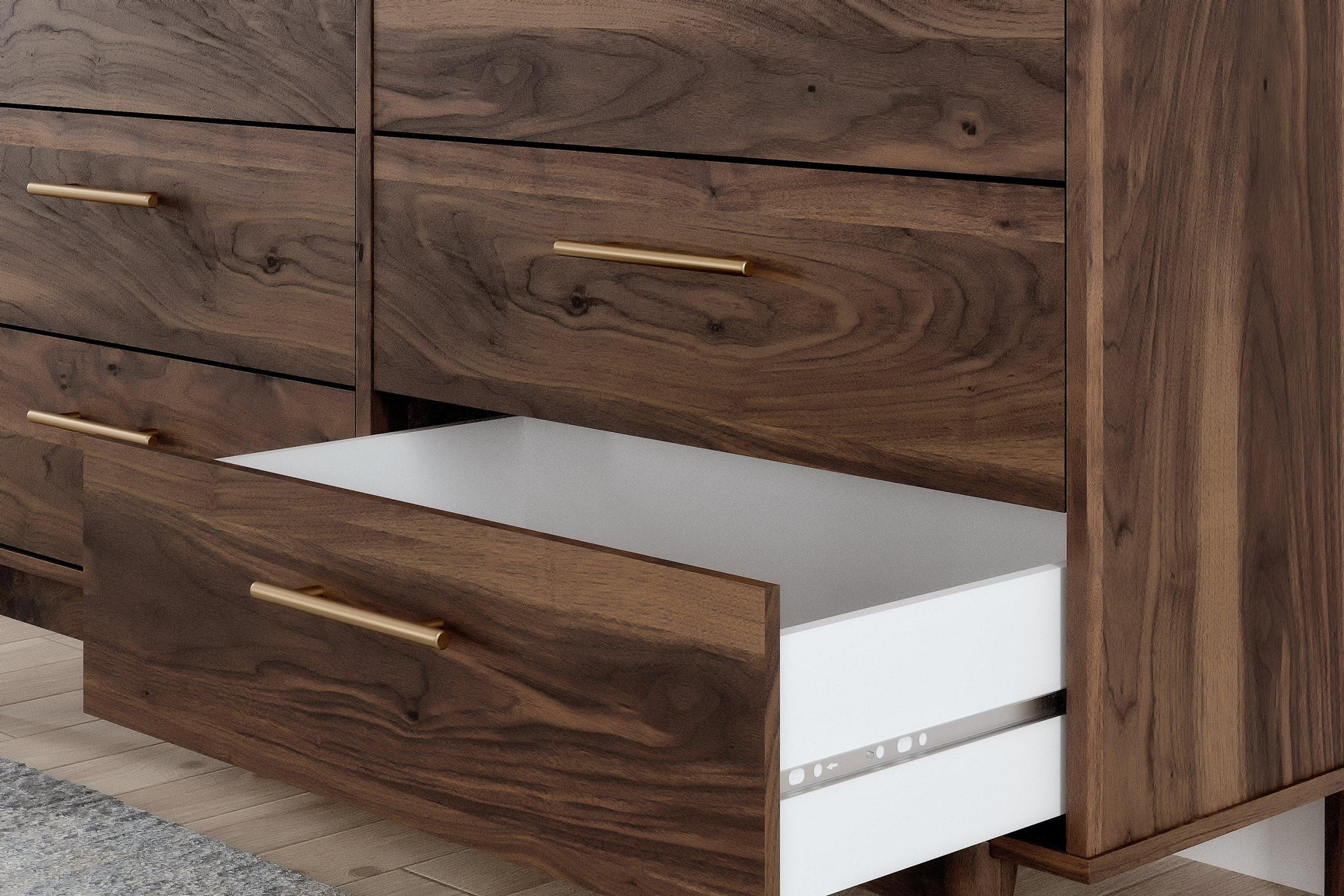Calverson Mocha Dresser - Ella Furniture