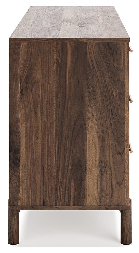 Calverson Mocha Dresser - Ella Furniture