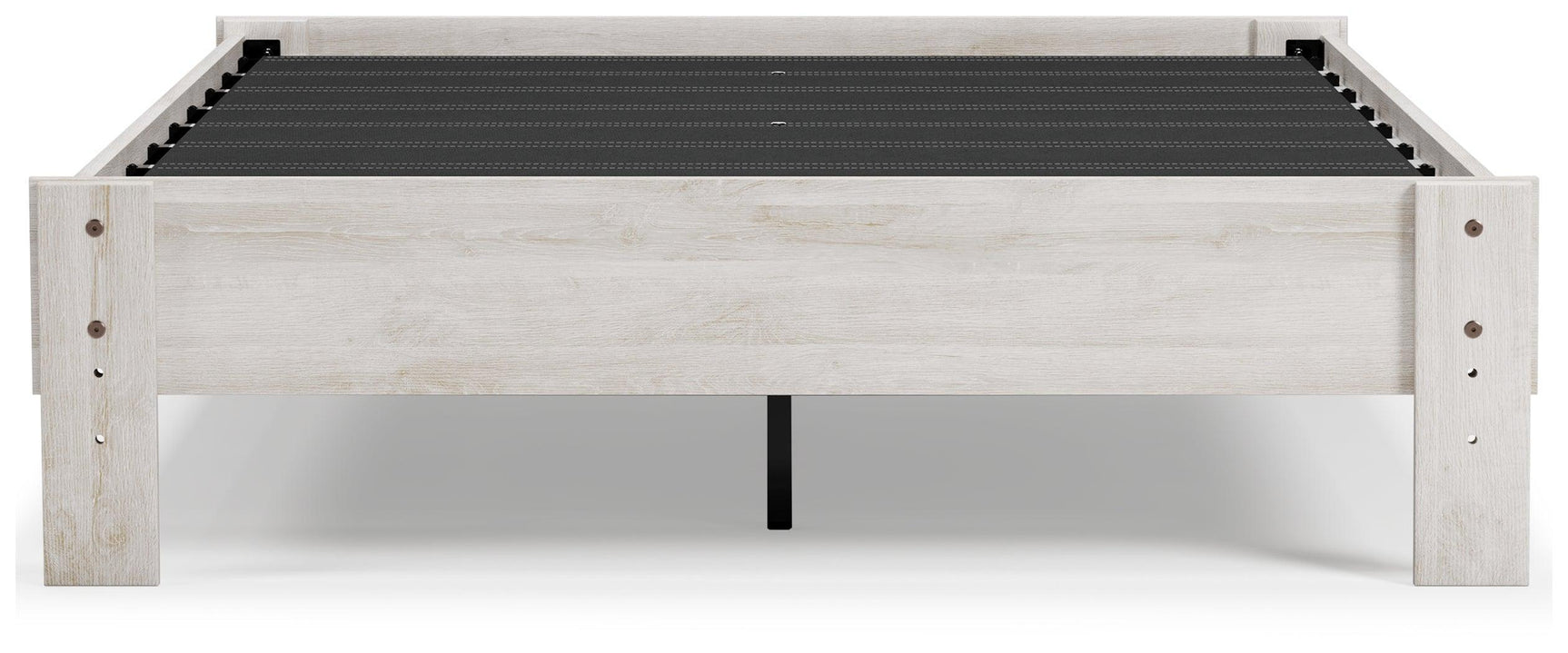 Shawburn Whitewash Full Platform Bed - Ella Furniture