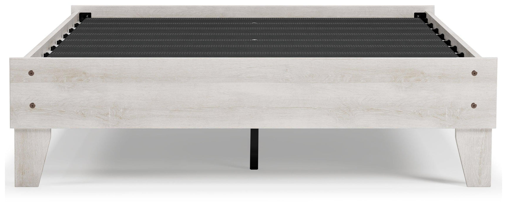 Shawburn Whitewash Full Platform Bed - Ella Furniture