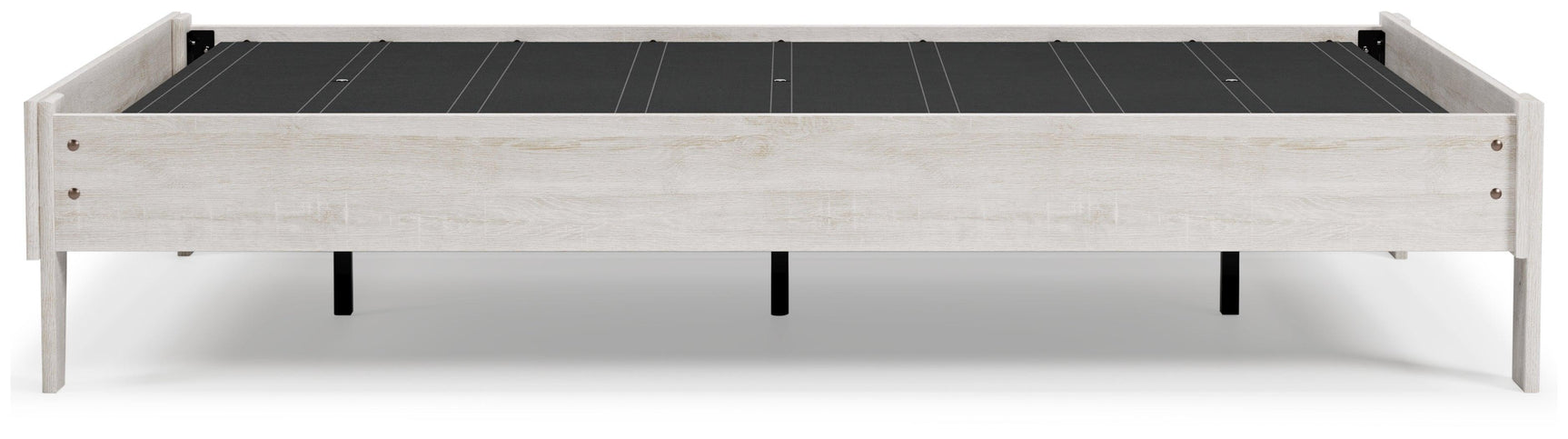 Shawburn Whitewash Full Platform Bed - Ella Furniture