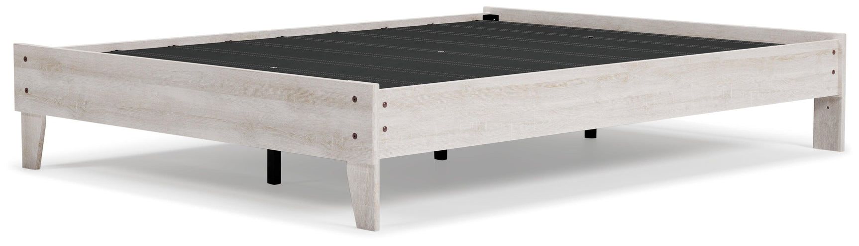 Shawburn Whitewash Queen Platform Bed - Ella Furniture