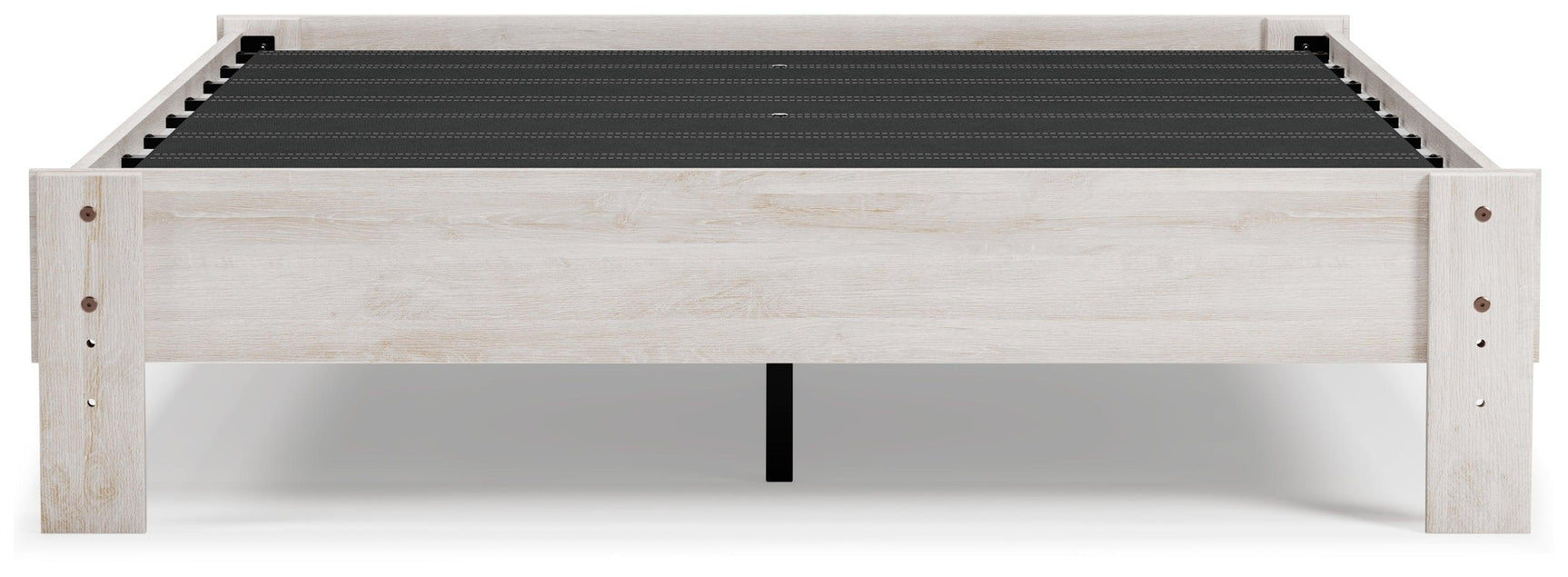 Shawburn Whitewash Queen Platform Bed - Ella Furniture
