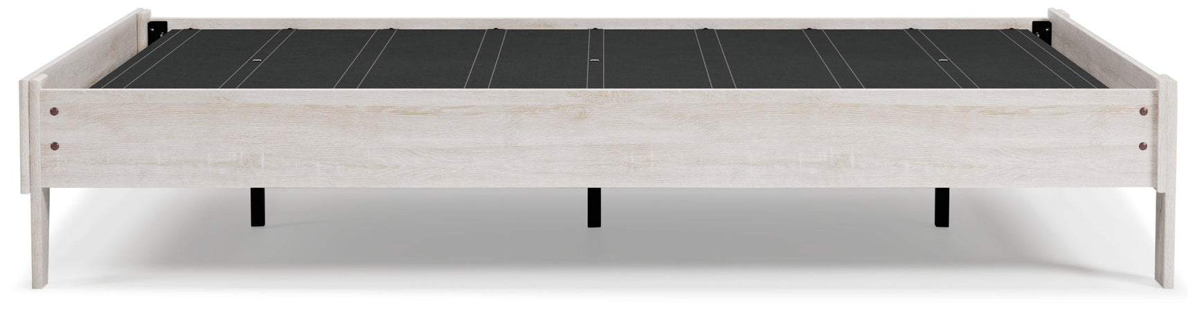 Shawburn Whitewash Queen Platform Bed - Ella Furniture