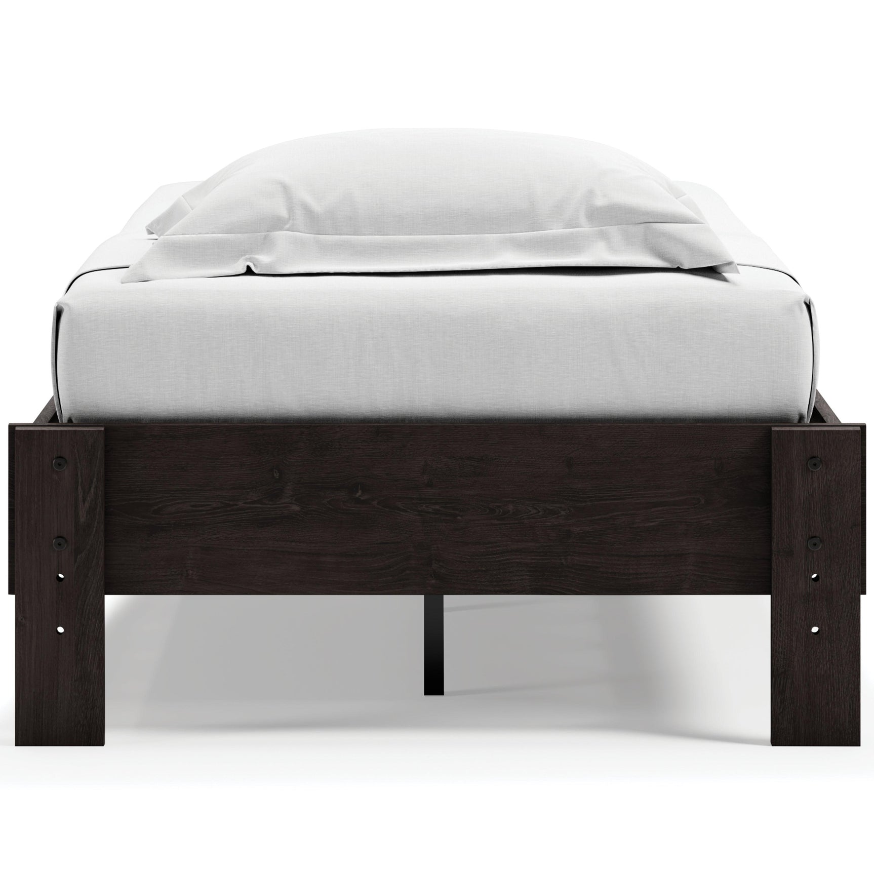 Piperton White Twin Platform Bed - Ella Furniture