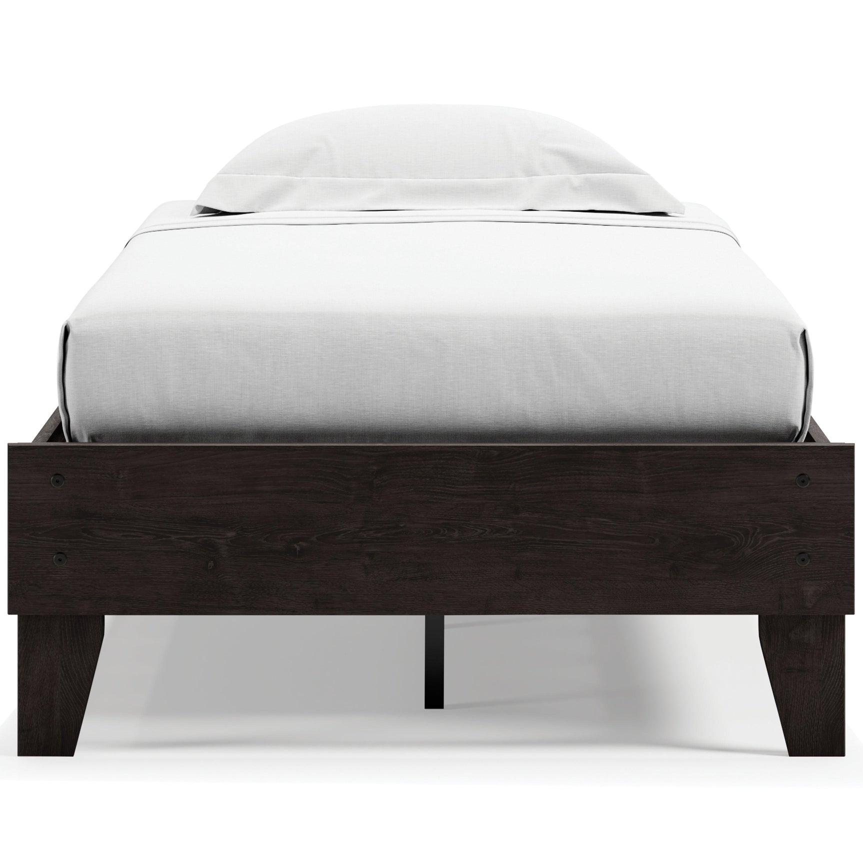Piperton White Twin Platform Bed - Ella Furniture