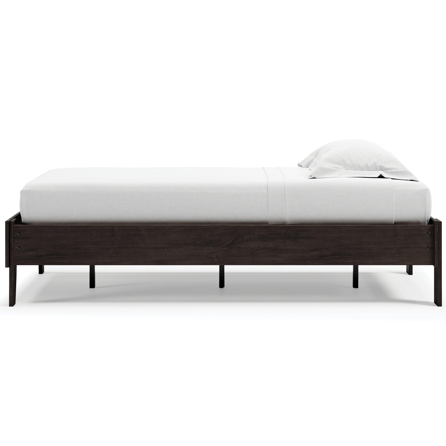 Piperton White Twin Platform Bed - Ella Furniture
