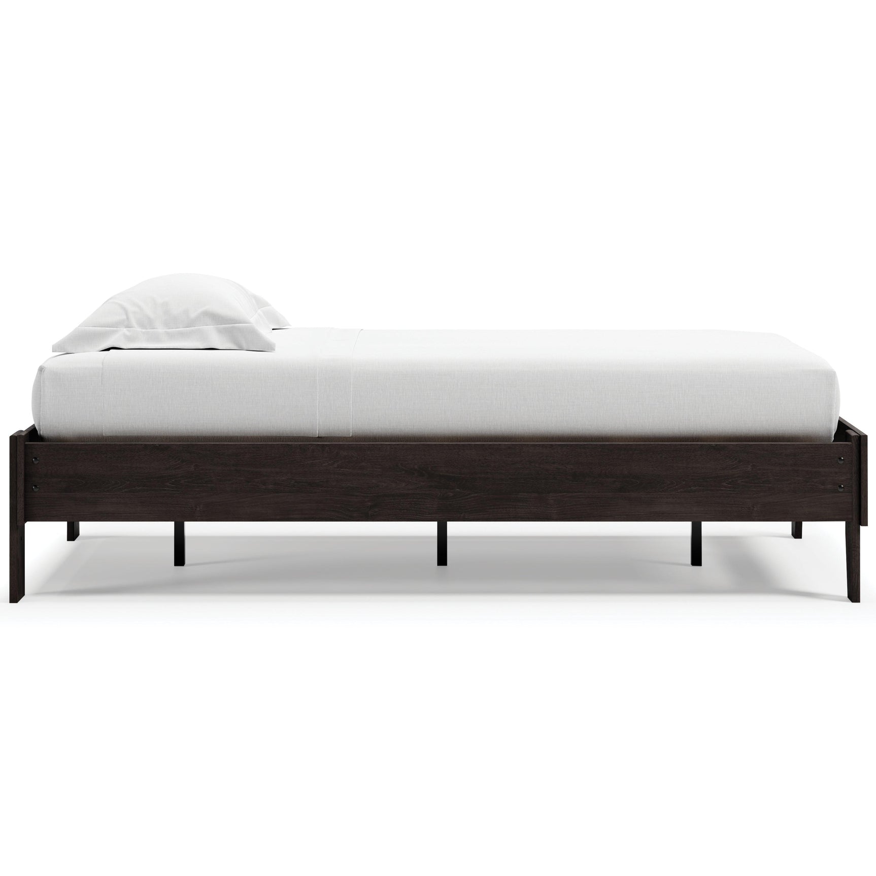 Piperton White Twin Platform Bed - Ella Furniture