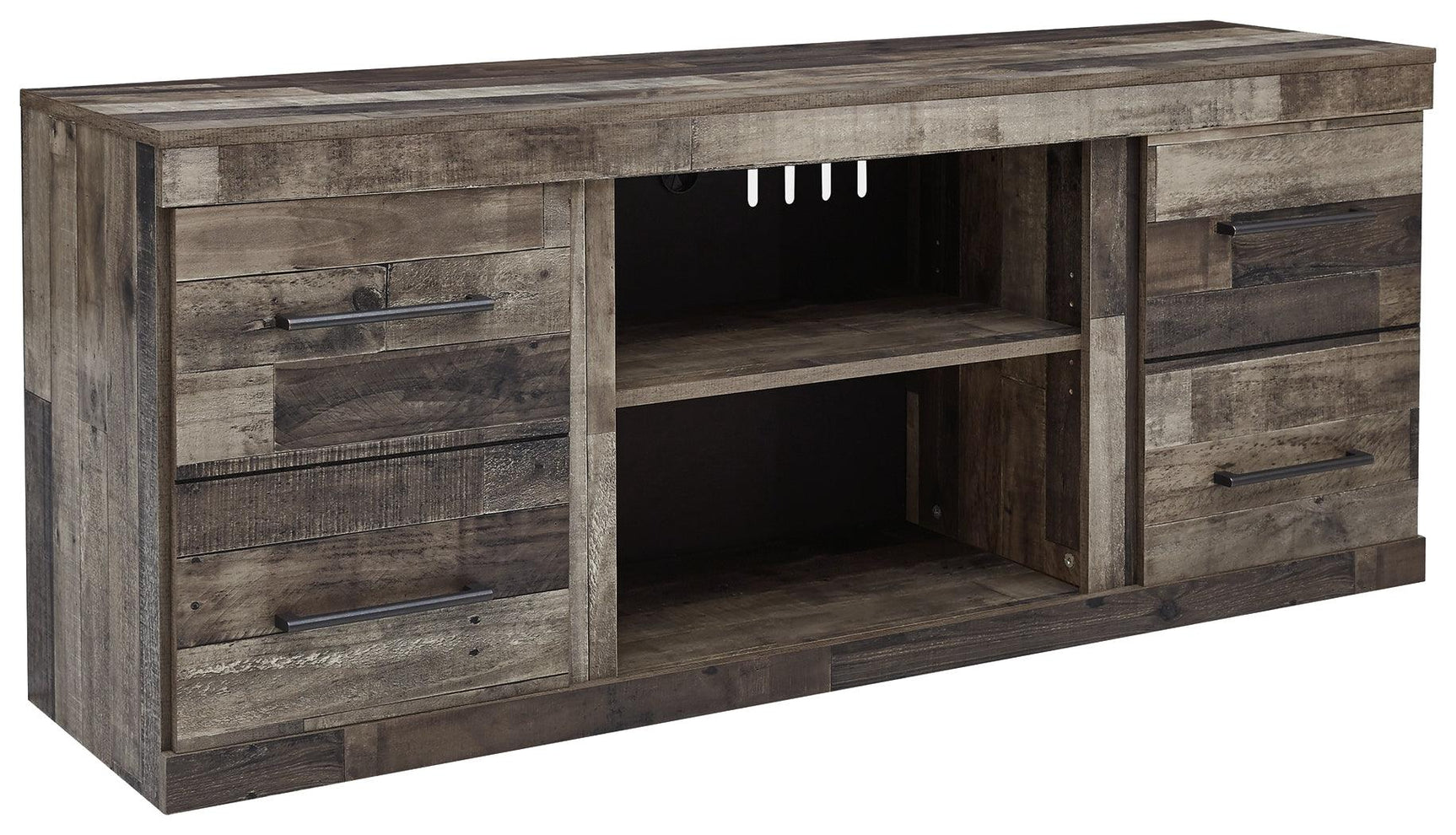 Derekson Multi Gray 60" Tv Stand - Ella Furniture
