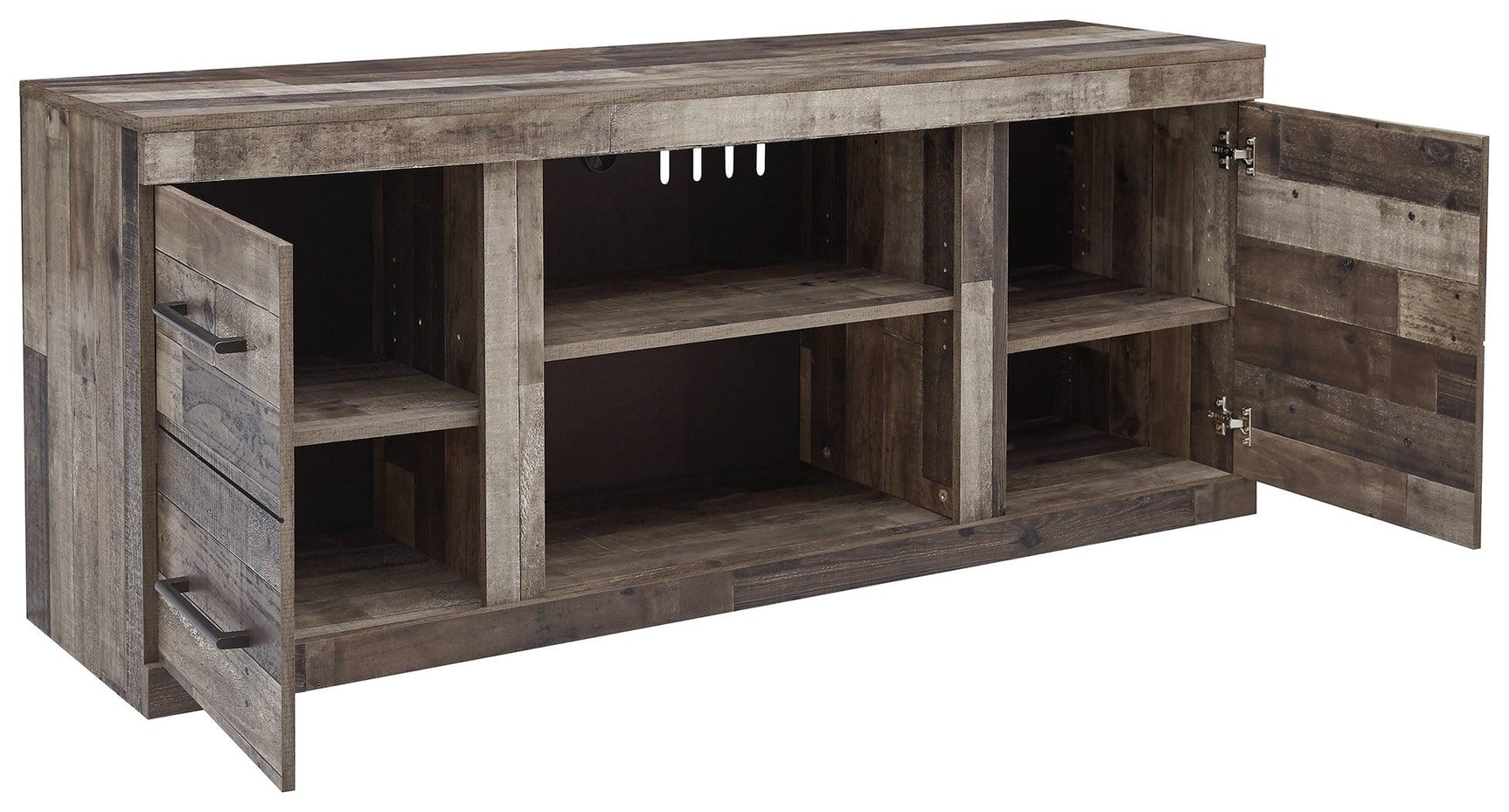 Derekson Multi Gray 60" Tv Stand - Ella Furniture