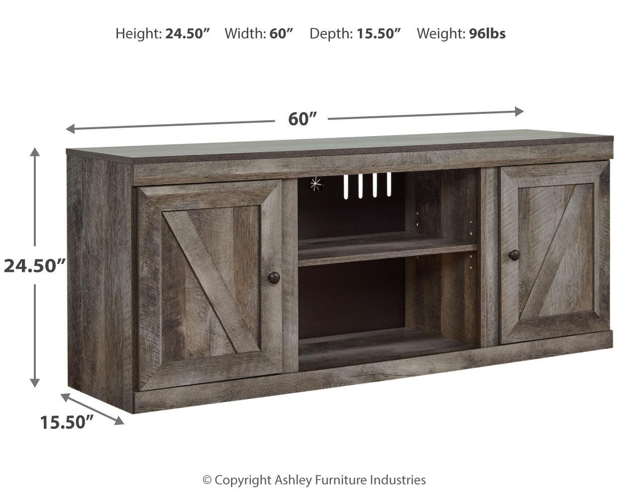 Wynnlow Gray 60" Tv Stand - Ella Furniture