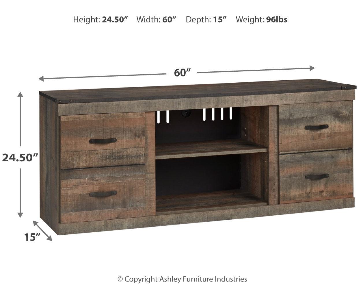 Trinell Brown 60" Tv Stand - Ella Furniture