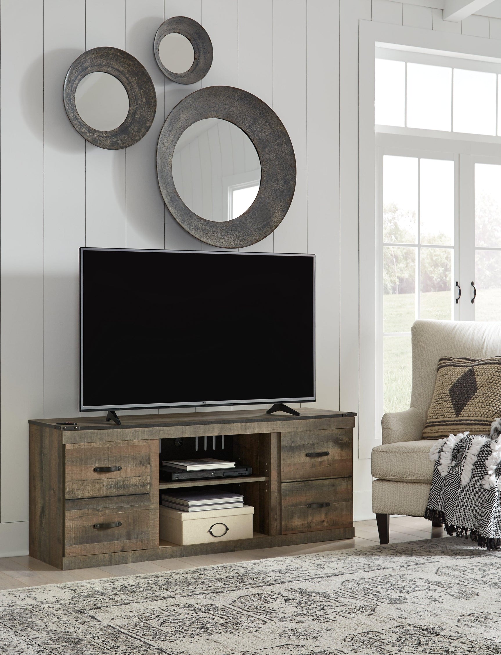 Trinell Brown 60" Tv Stand - Ella Furniture
