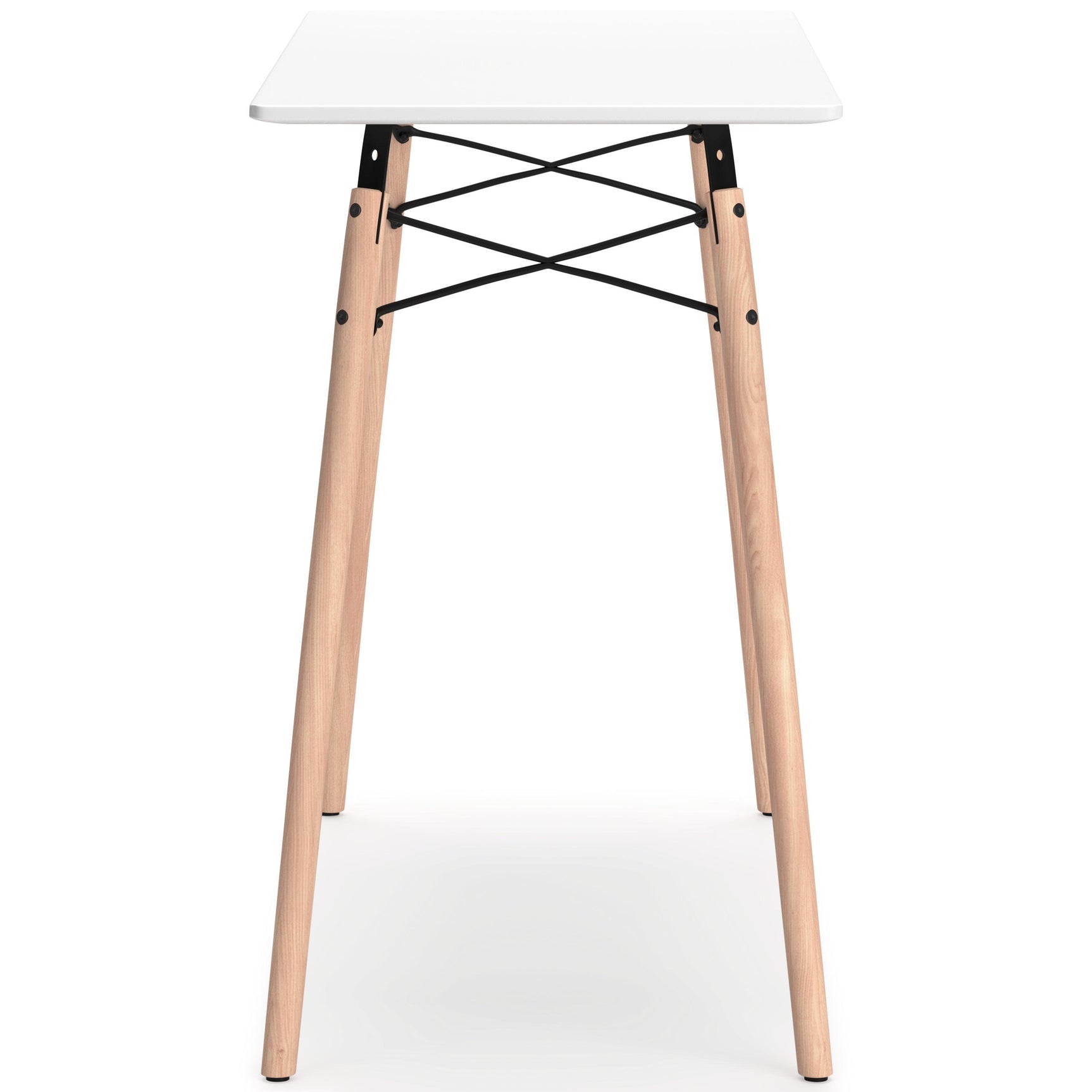 Jaspeni White/natural Home Office Desk - Ella Furniture
