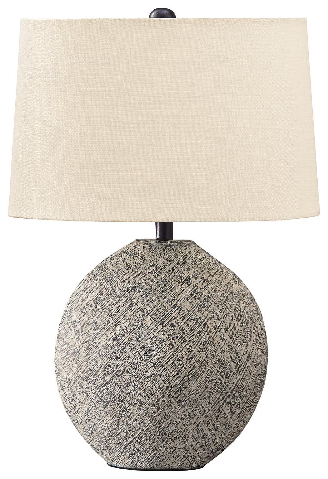 Harif Beige Table Lamp - Ella Furniture