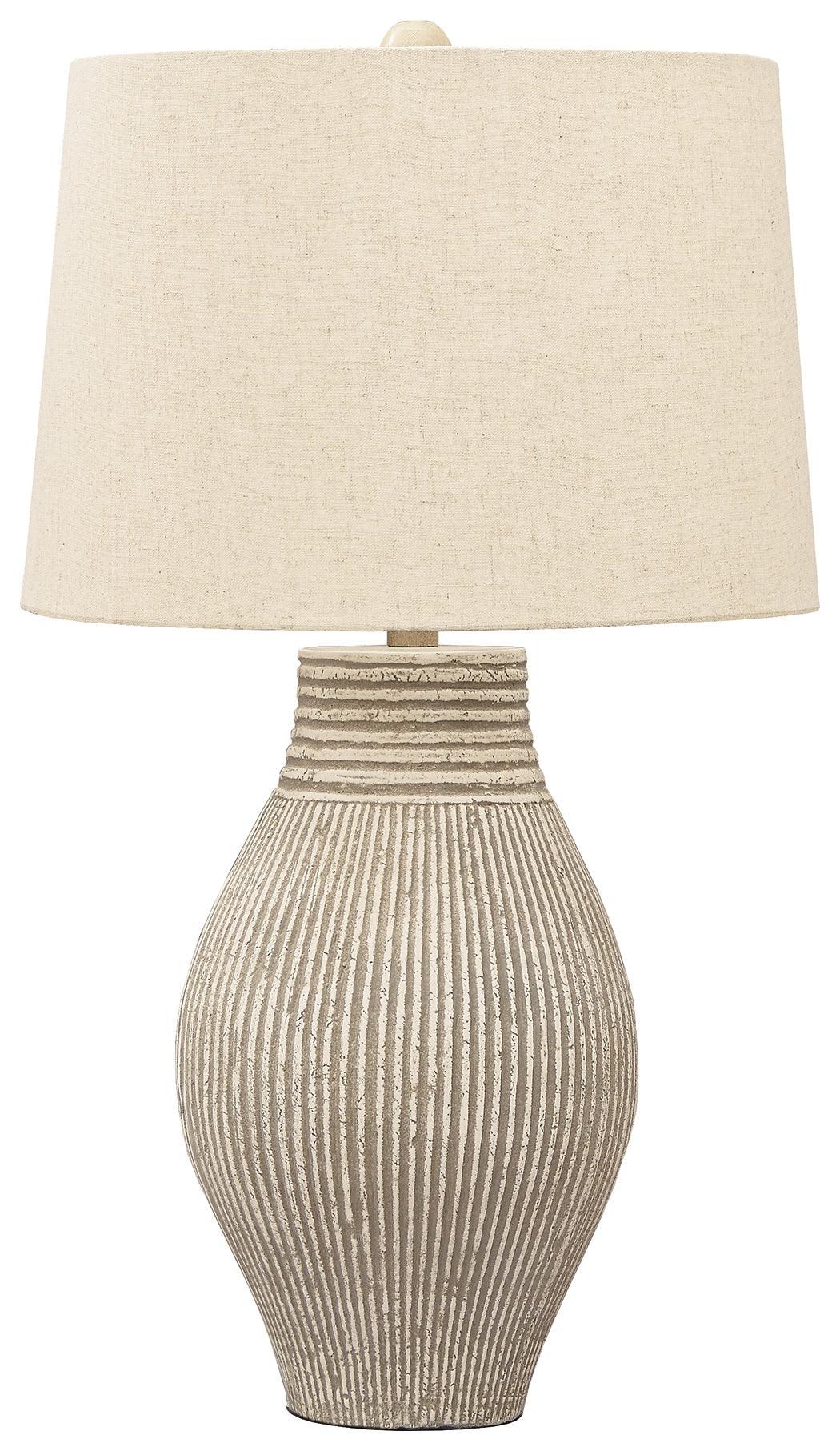 Layal Black Table Lamp - Ella Furniture