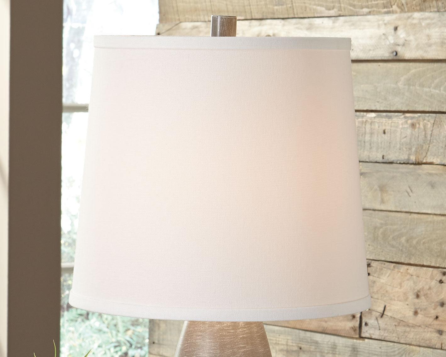 Shavontae Gray Table Lamp (Set Of 2) - Ella Furniture