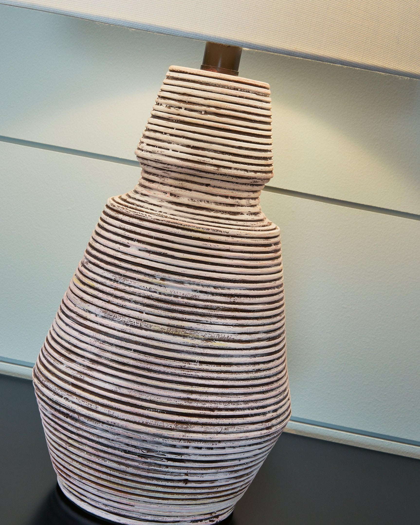 Jairburns Brick Red/white Table Lamp (Set Of 2) - Ella Furniture