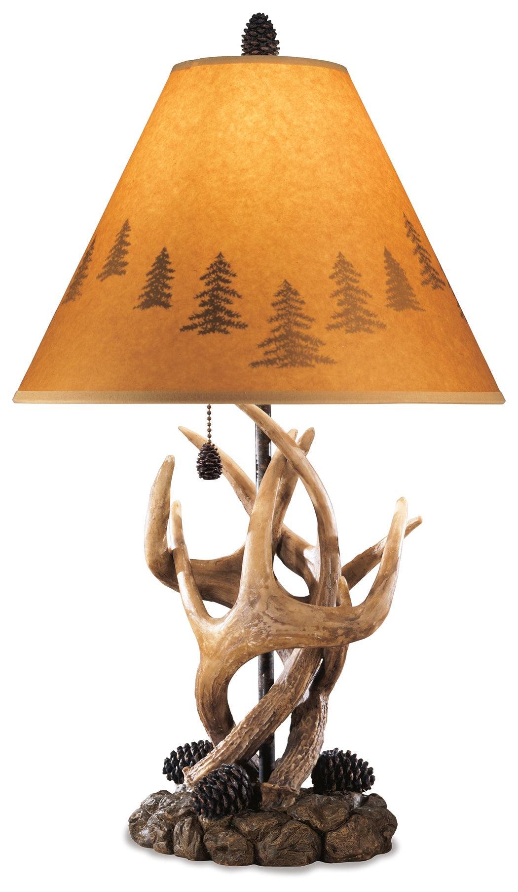 Derek Brown Table Lamp (Set Of 2) - Ella Furniture