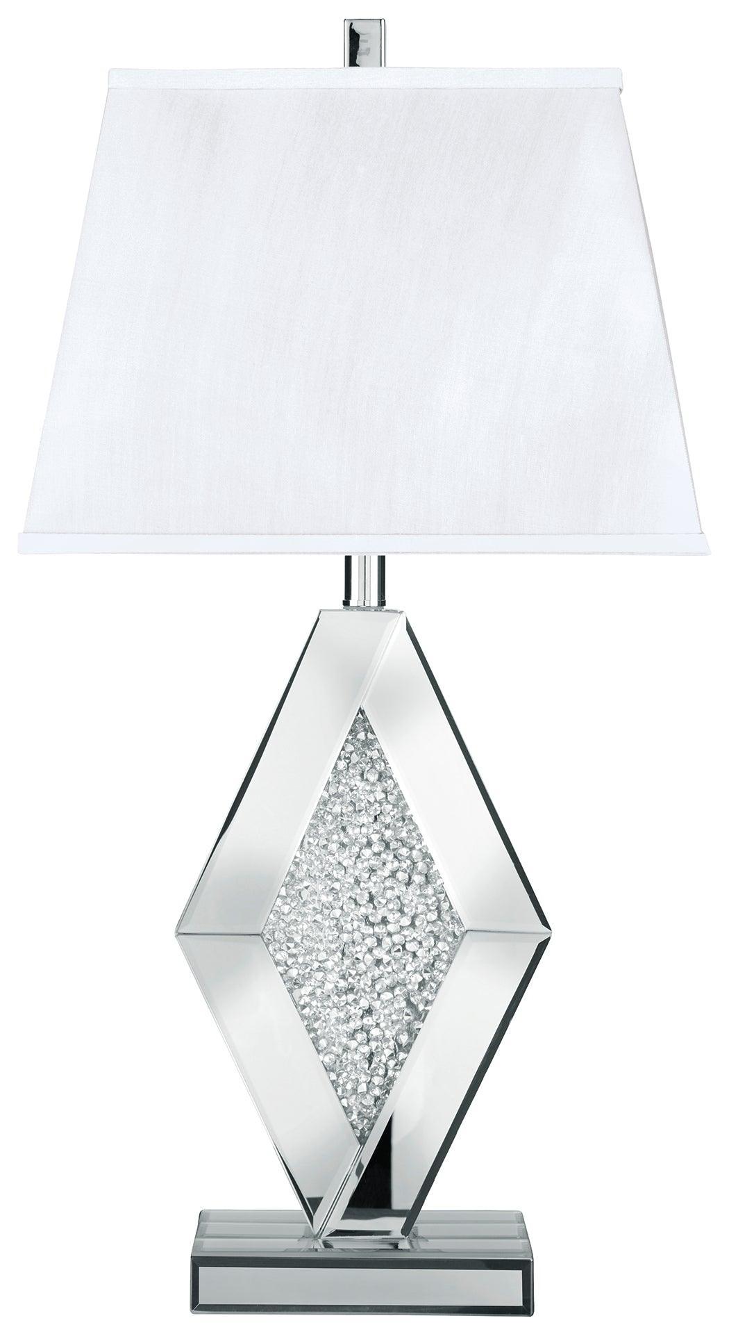 Prunella Silver Finish Table Lamp - Ella Furniture