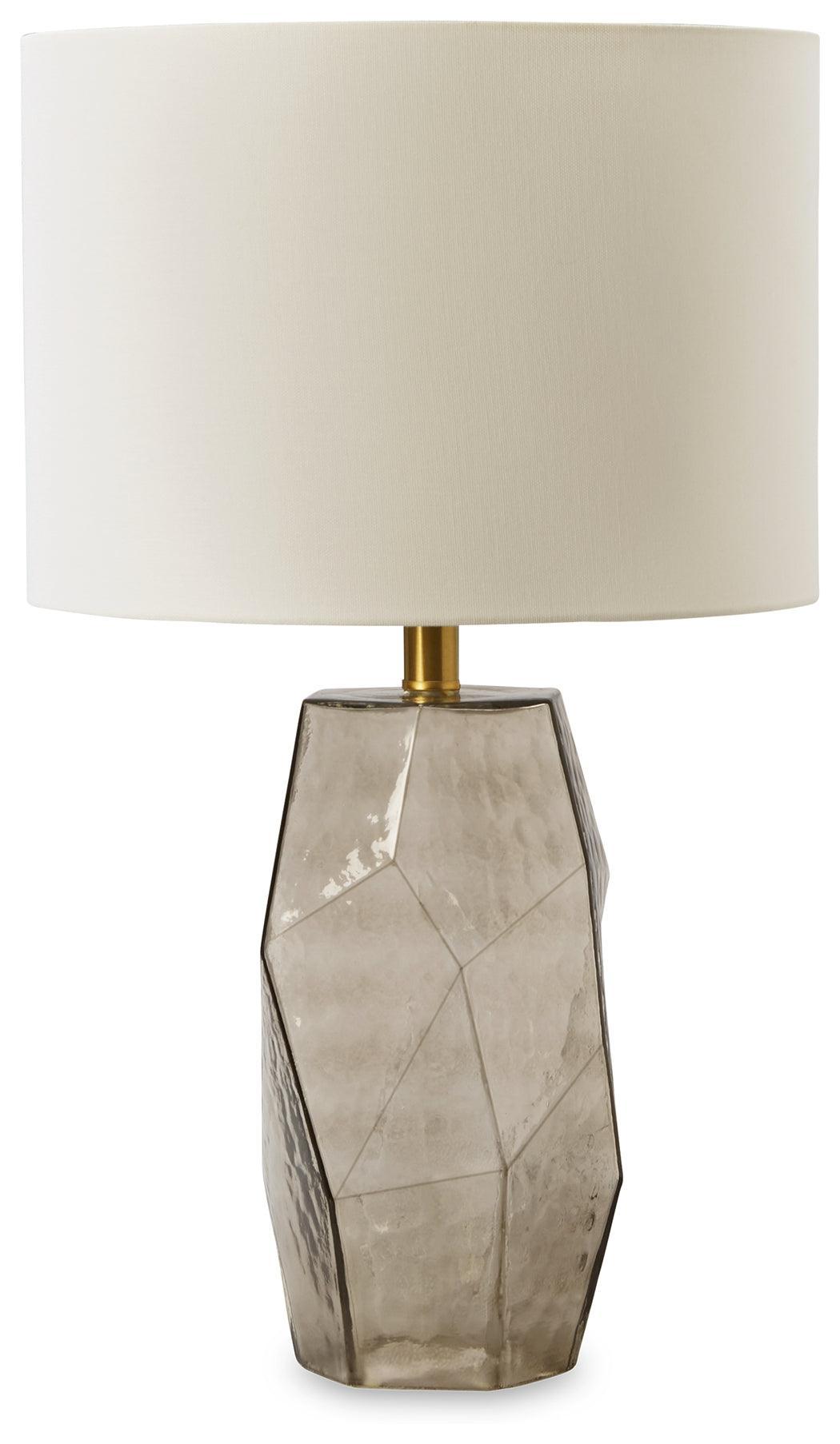 Taylow Gray Table Lamp - Ella Furniture