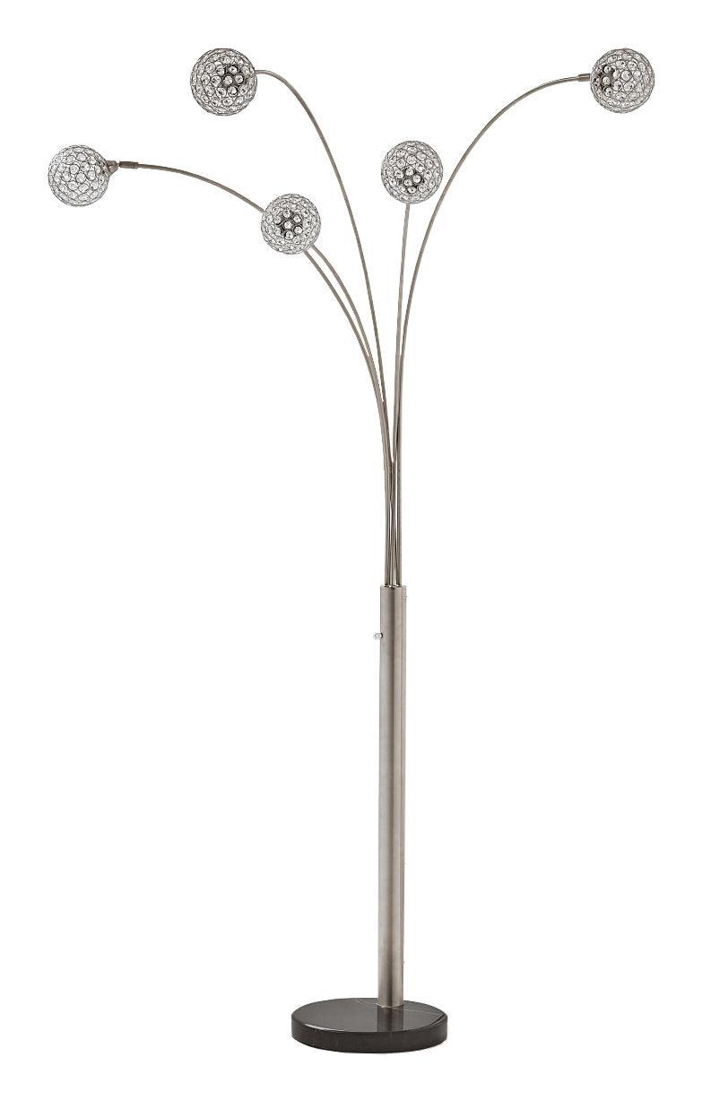 Winter Arc Floor Lamp angled view showing overall design