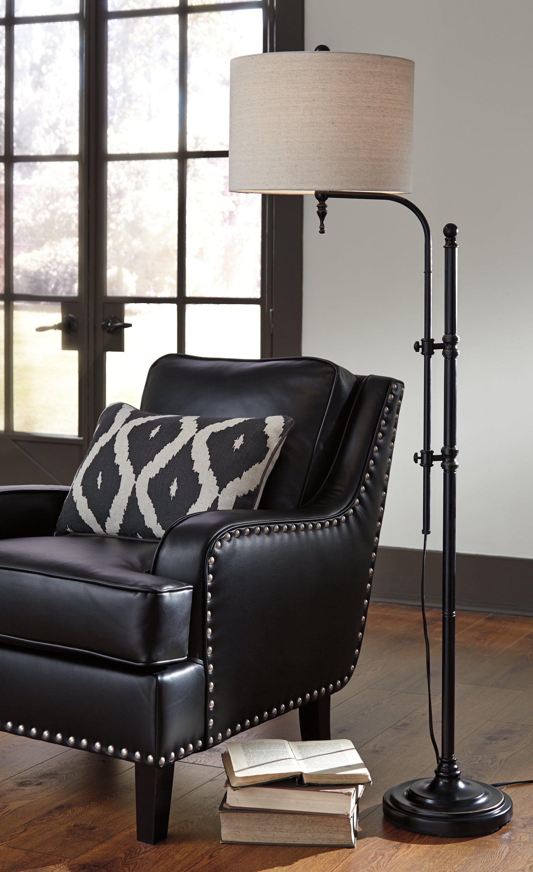 Anemoon Black Floor Lamp - Ella Furniture