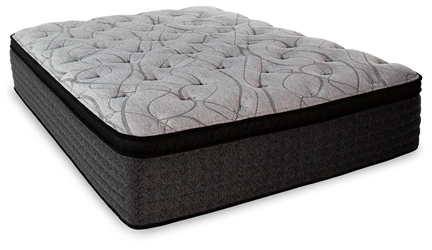 Rac Eurotop Light Gray Queen Mattress - Ella Furniture