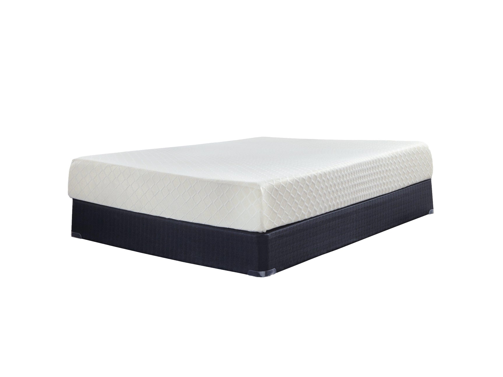 10 Inch Chime Memory Foam White Twin Mattress In A Box - Ella Furniture