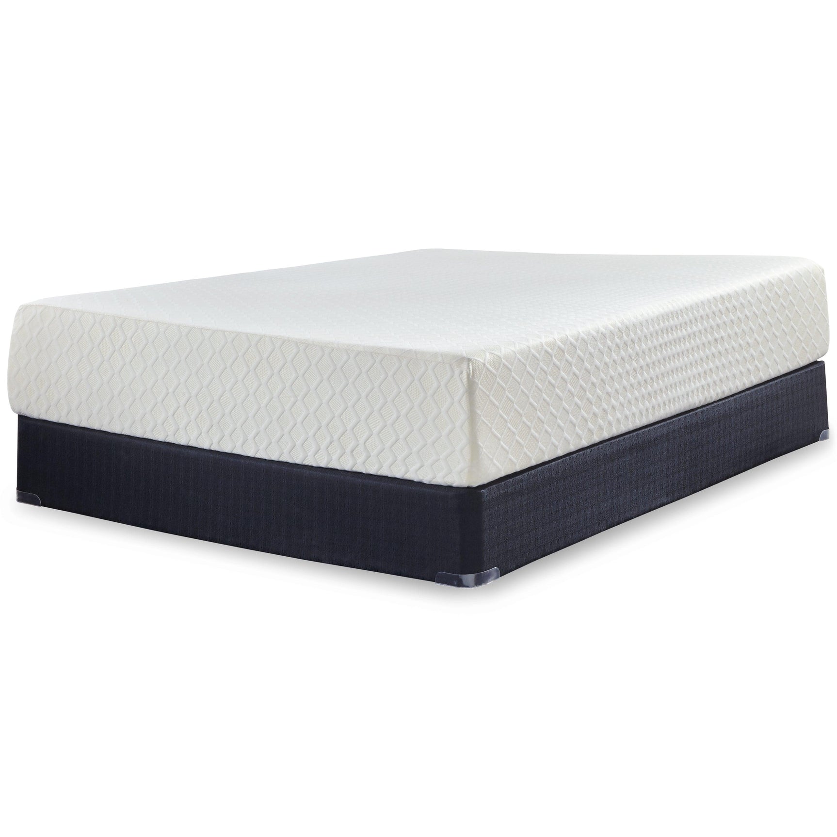 Chime 12 Inch Memory Foam White Full Mattress In A Box - Ella Furniture