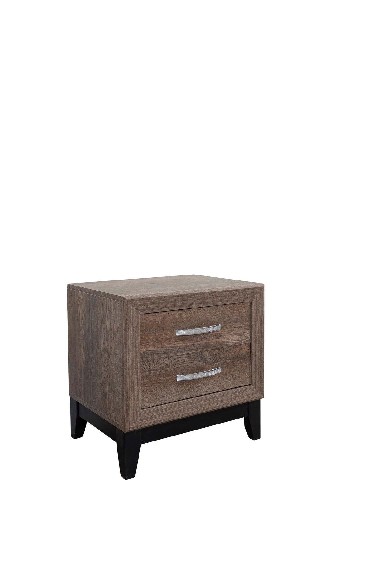 Hazel Brown Night Stand - Ella Furniture