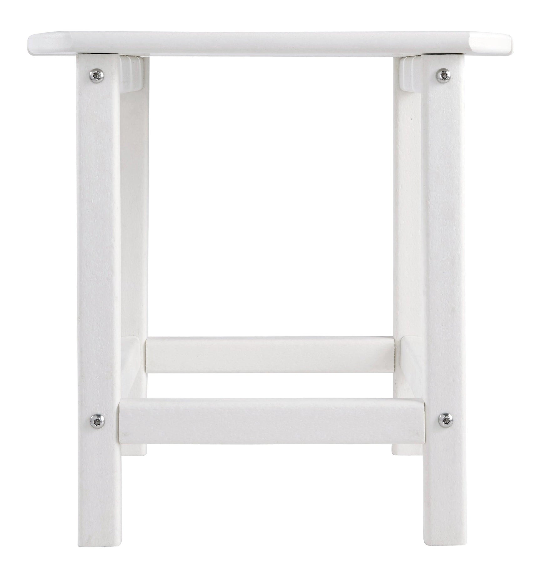 Sundown Treasure White End Table - Ella Furniture