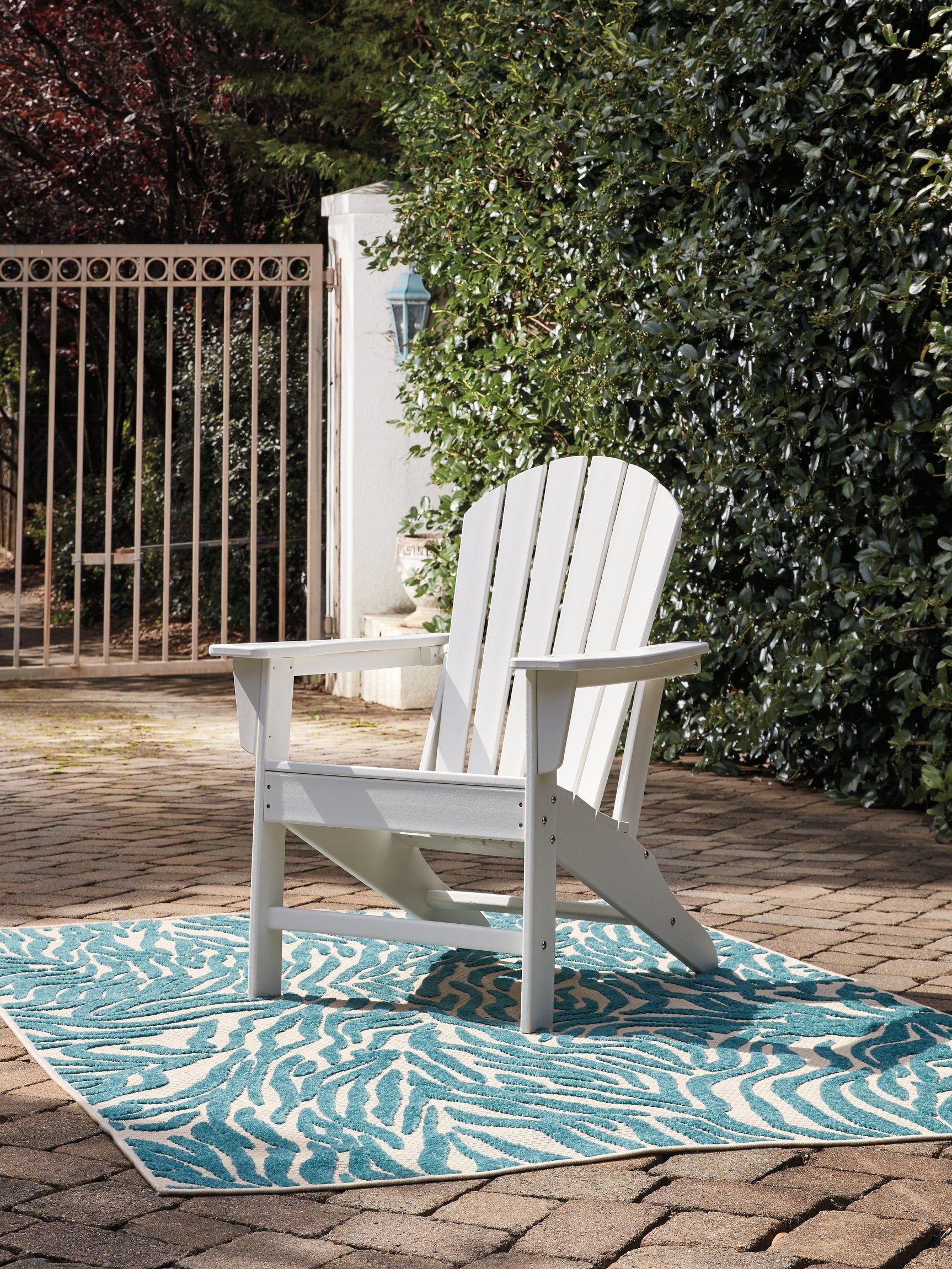 Sundown Treasure White Adirondack Chair - Ella Furniture
