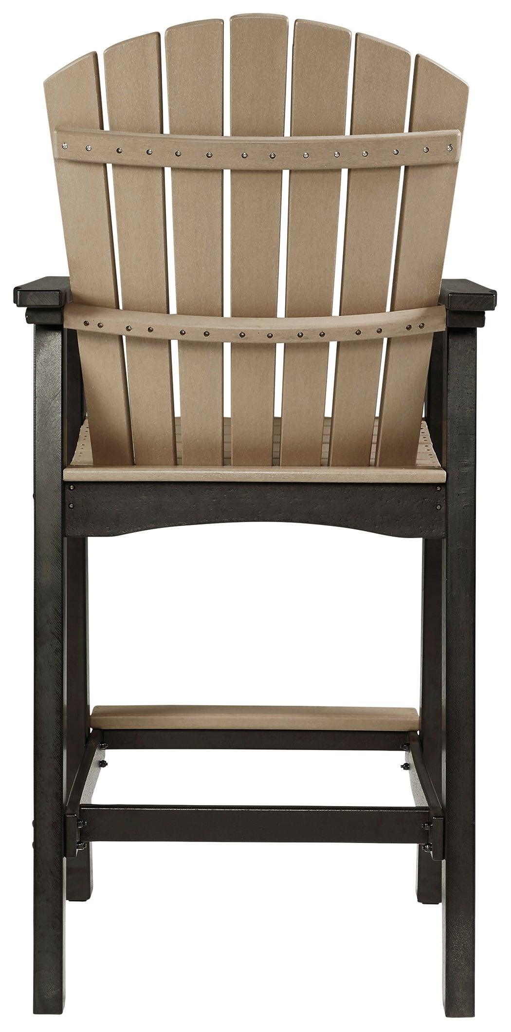 Fairen Trail Black/driftwood Barstool (Set Of 2) - Ella Furniture