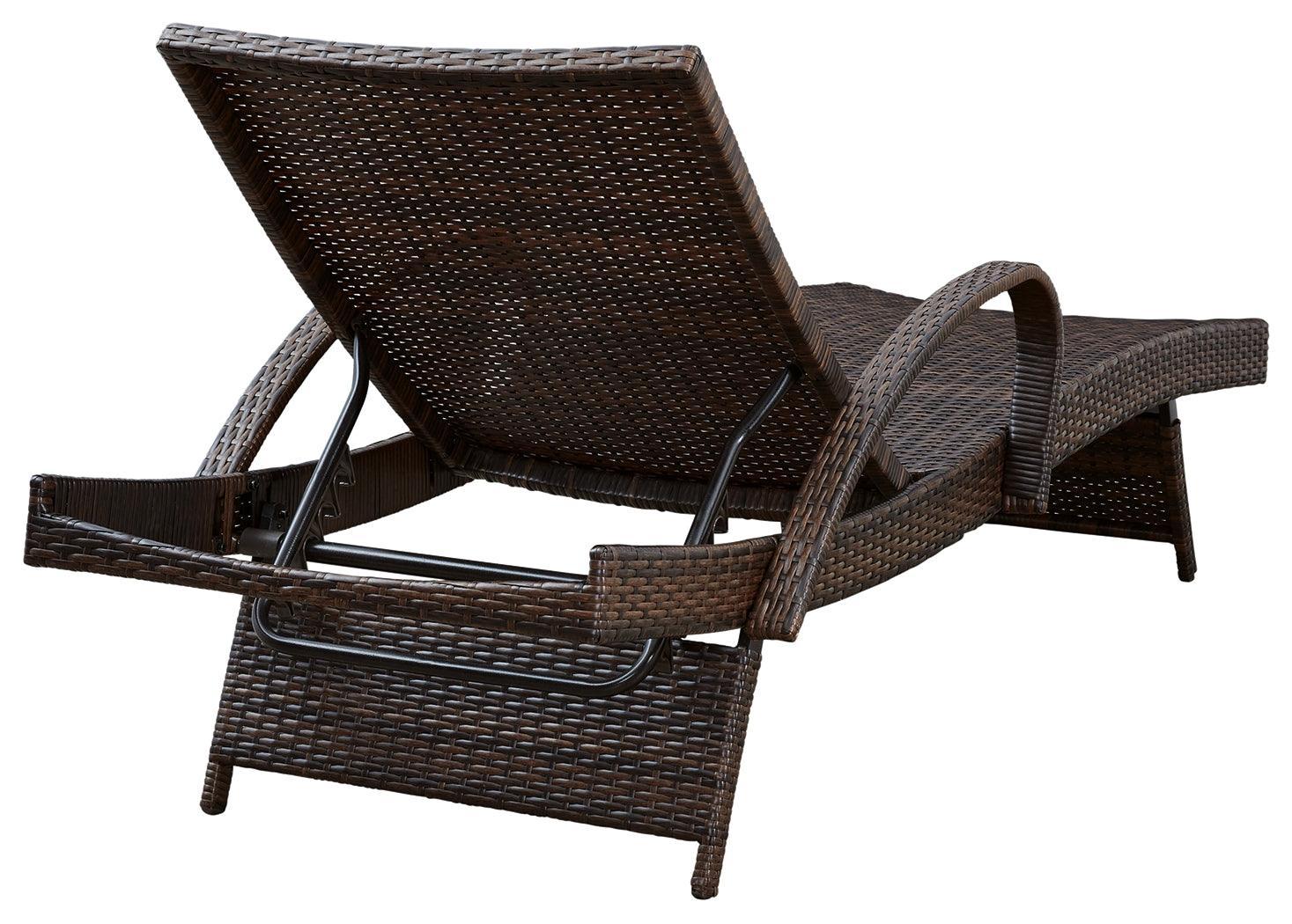 Kantana Brown Chaise Lounge (Set Of 2) - Ella Furniture