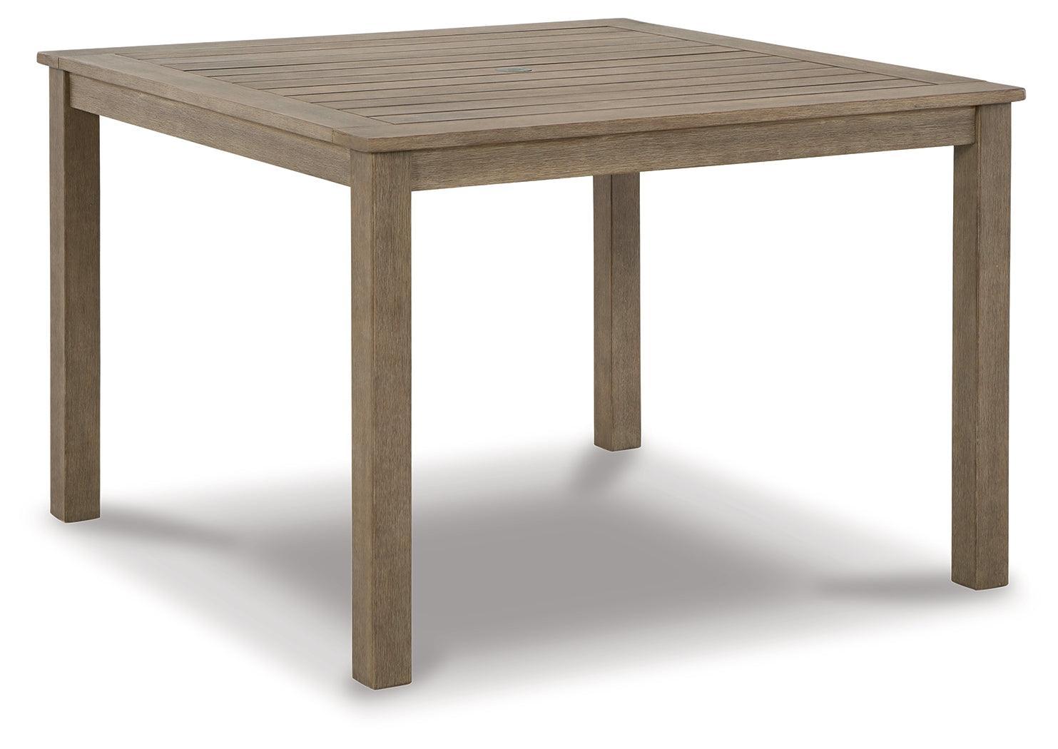 Aria Plains Brown Outdoor Dining Table - Ella Furniture