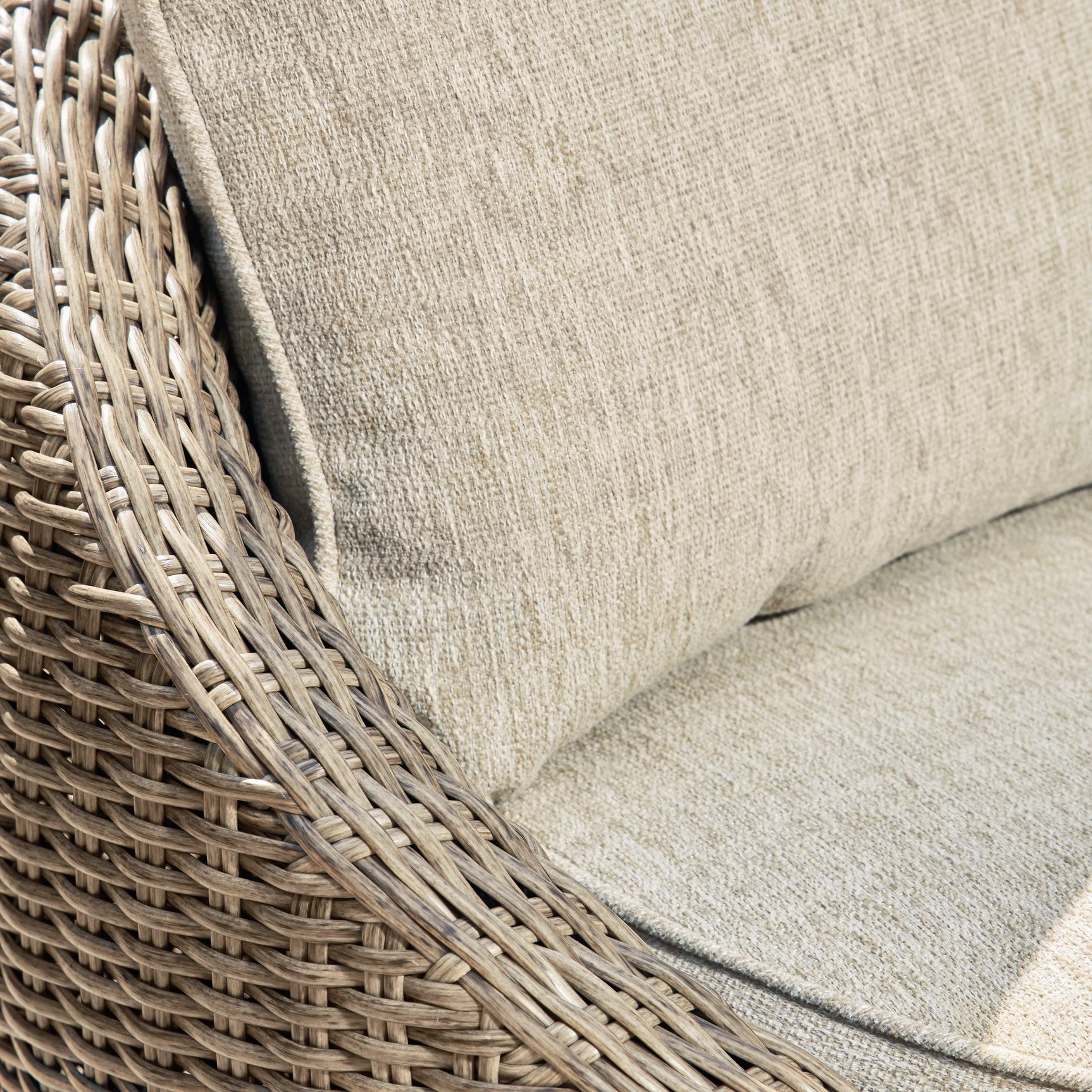 Danson Beige Swivel Lounge With Cushion (Set Of 2) - Ella Furniture