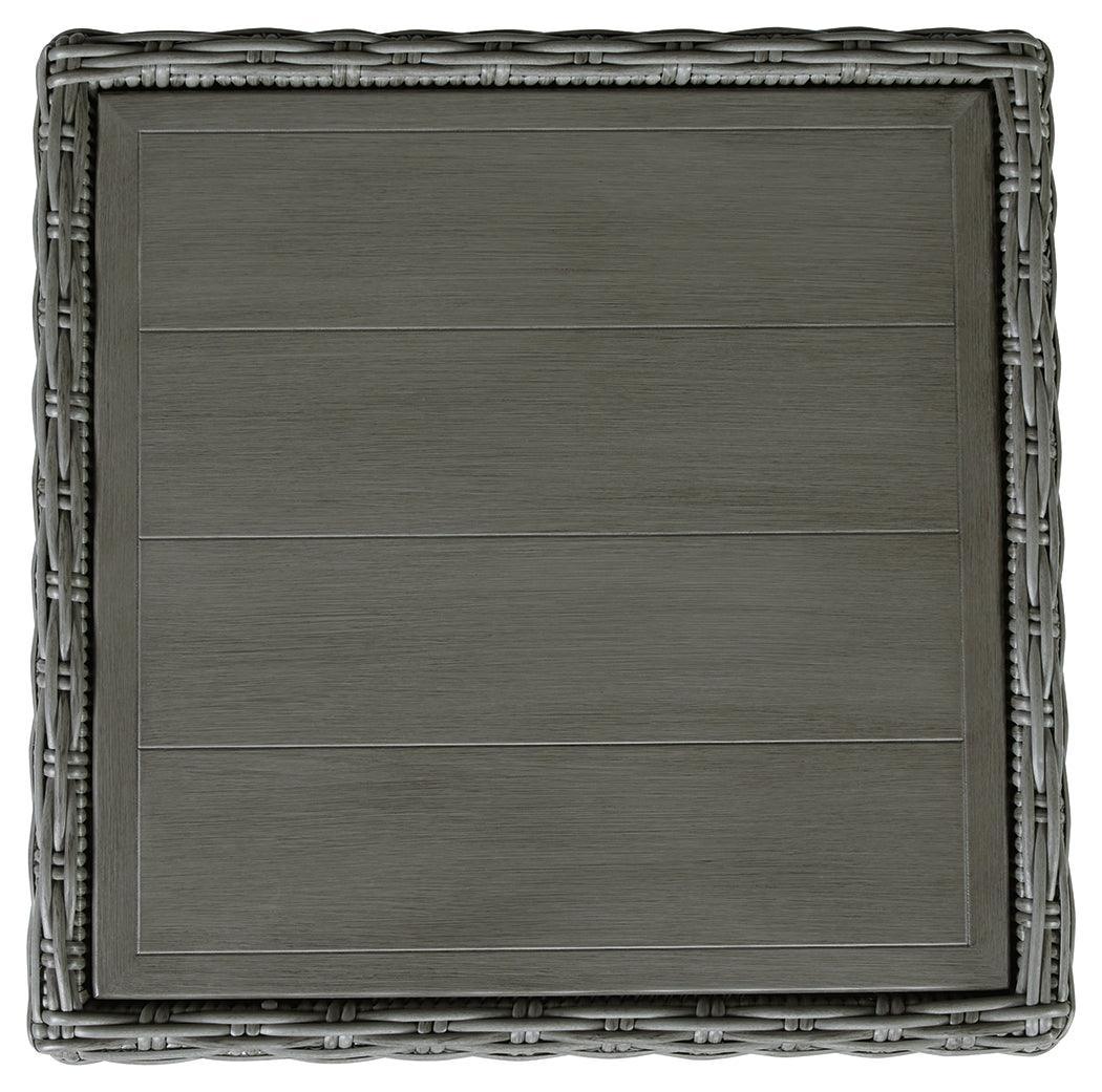 Elite Park Gray Outdoor End Table - Ella Furniture