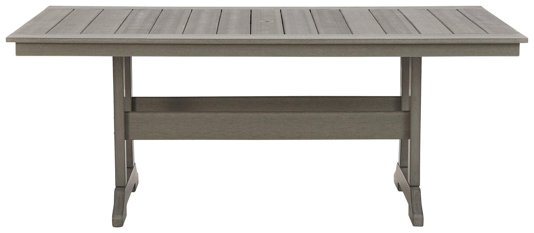 Visola Gray Outdoor Dining Table - Ella Furniture