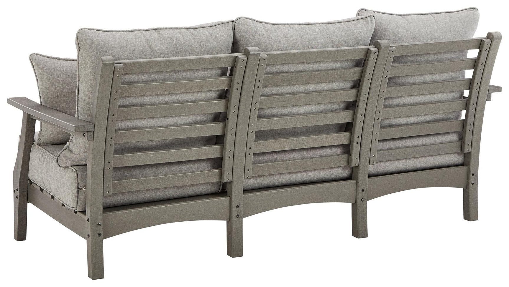 Visola Gray Outdoor Sofa With Cushion - Ella Furniture