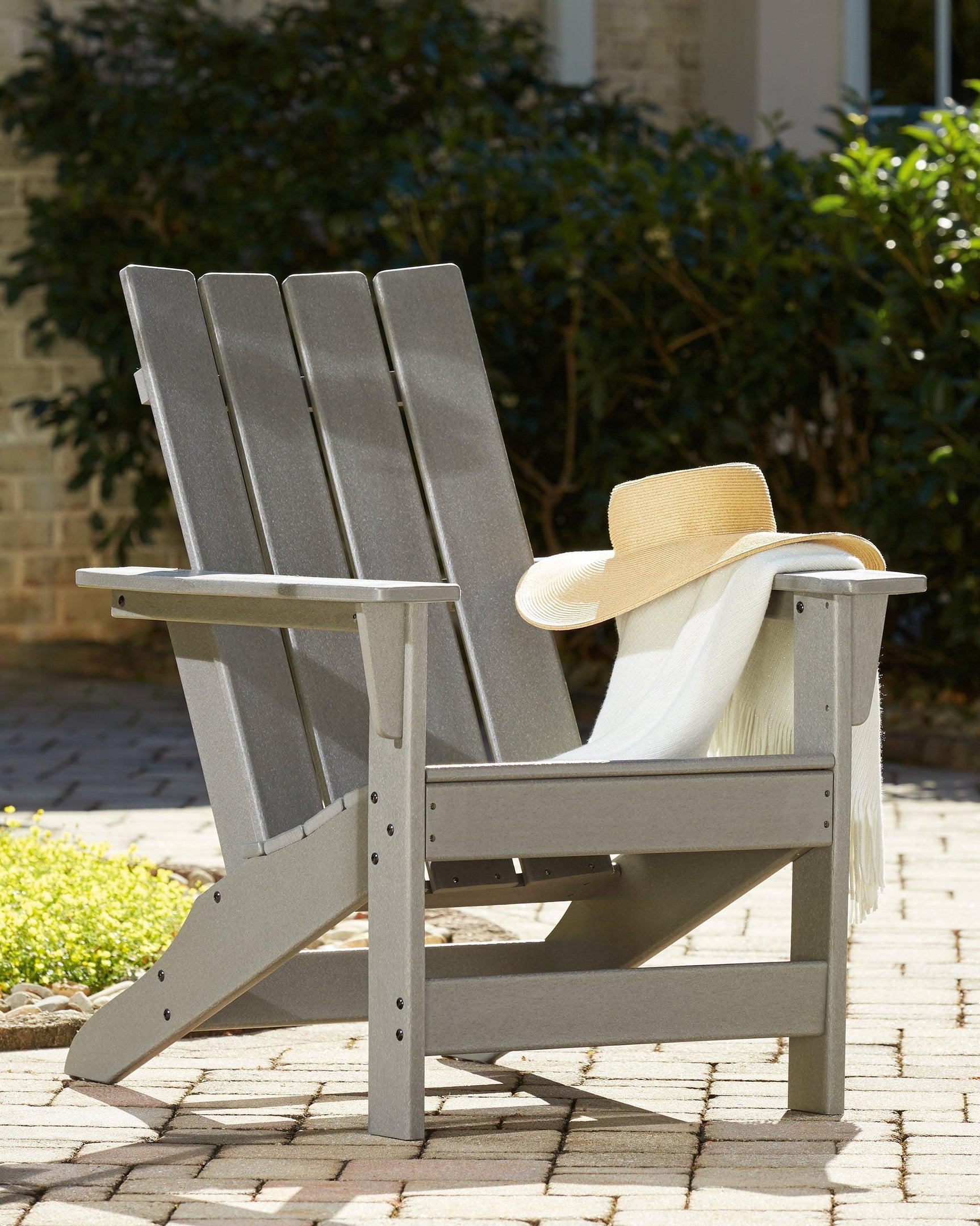Visola Gray Adirondack Chair - Ella Furniture